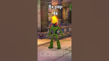 Ben 10 PPSSPP Resolution Comparison (1x) vs (4x 1080p) vs (8x 4k)