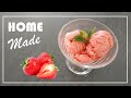 🍓 Glace à la Fraise Maison // SANS SORBETIÈRE