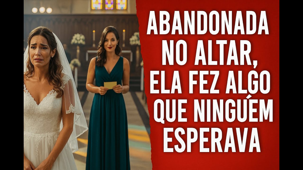 Traída pela melhor amiga, ela apareceu no casamento com um segredo devastador