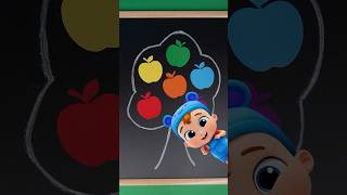 The Rainbow COLOR Tree! 🌳 Little Angel Classroom Lesson #shorts #craft