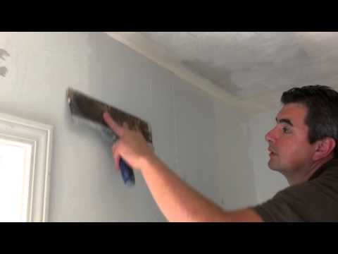 how to apply a skim coat on walls