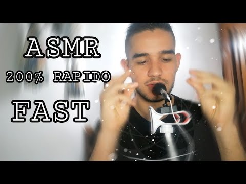 ASMR EXTRA RAPIDO para DORMIR (muchas cosquillas)| ASMR FAST  | ASMR ESPAÑOL | El Santi ASMR