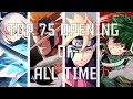 My Top 75 Anime Opening of ALL TIME (60 FPS)