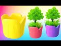 Diy white cement planter | Home Decor ideas | Modern Cement Planter Craft for Home Styling