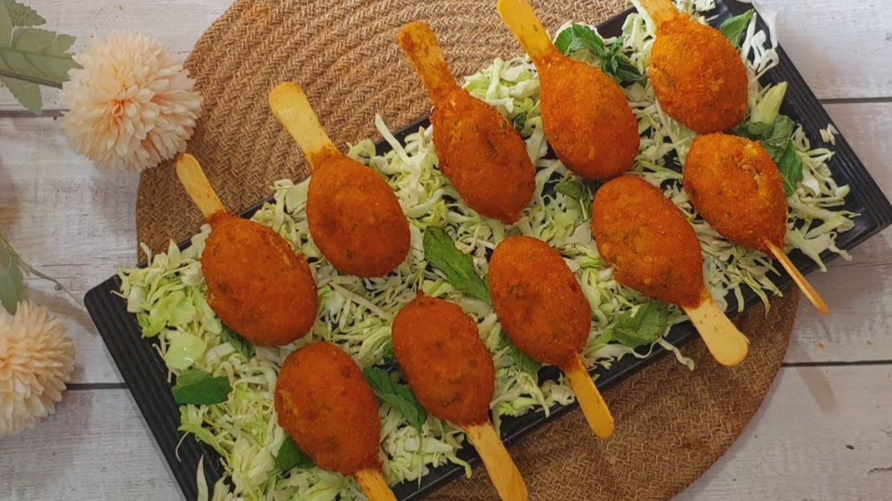 Chicken Malai Popsicle Recipe | Chicken Popsicle | Chicken Stick Recipe | Ramadan Recipe Idea