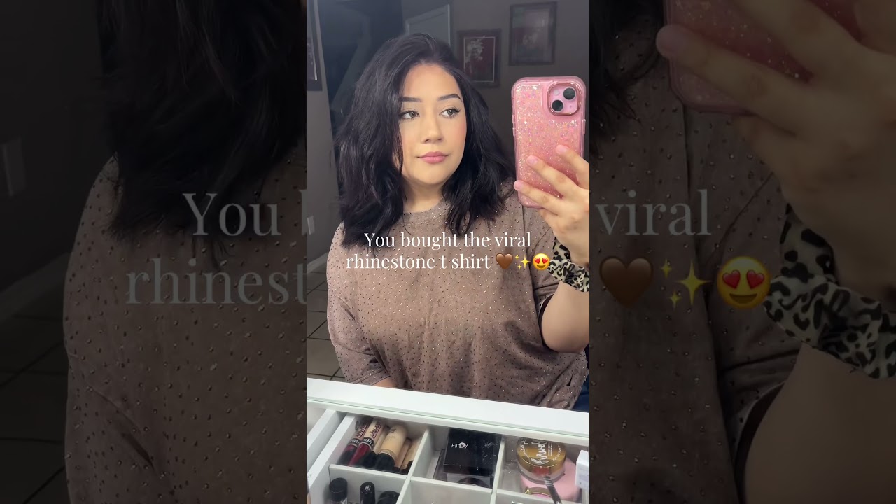 Sparkly Rhinestone T-Shirt Trend 