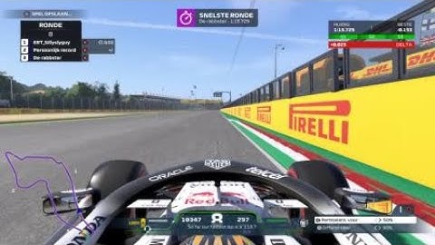 F1 2021 Imola hotlap 1:13.729 (On a controller)