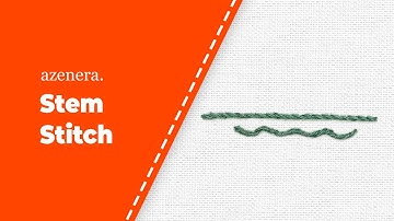 Stem Stitch - aZenera Embroidery Kit for Beginners AZD200