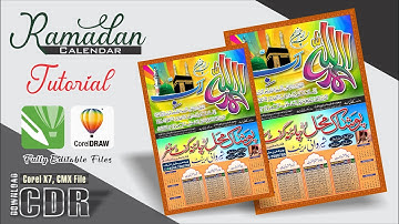 Ramadan Calendar  - Corel Draw X7 Tutorial - Designed # 03 by Graphics Inn