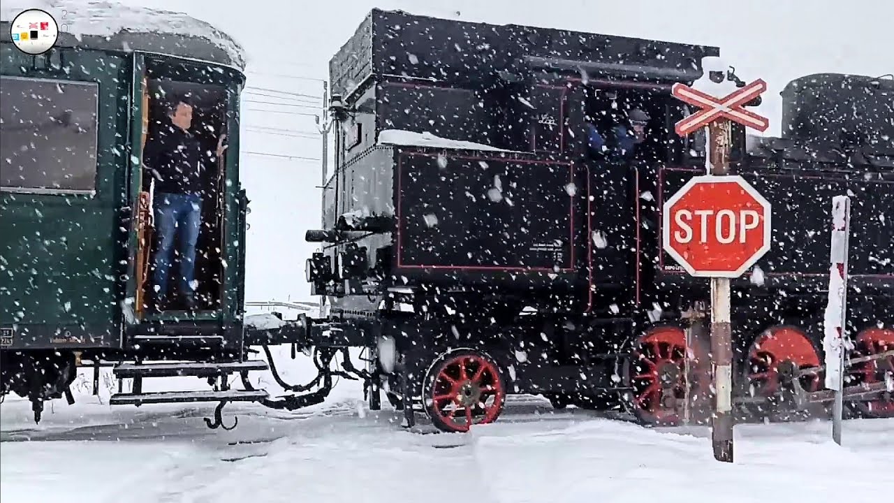 Železniční přejezd Cerekvice nad Loučnou #3 2.12. 2023 Czech railroad crossing