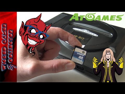 Sega Megadrive Mini 2019 ATGames Flashback " SD Cart " Testing Video