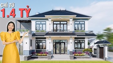 Chỉ từ 1.4 tỷ cho mẫu nhà 2 tầng mái Nhật quá rẻ và đẹp | MH00948
