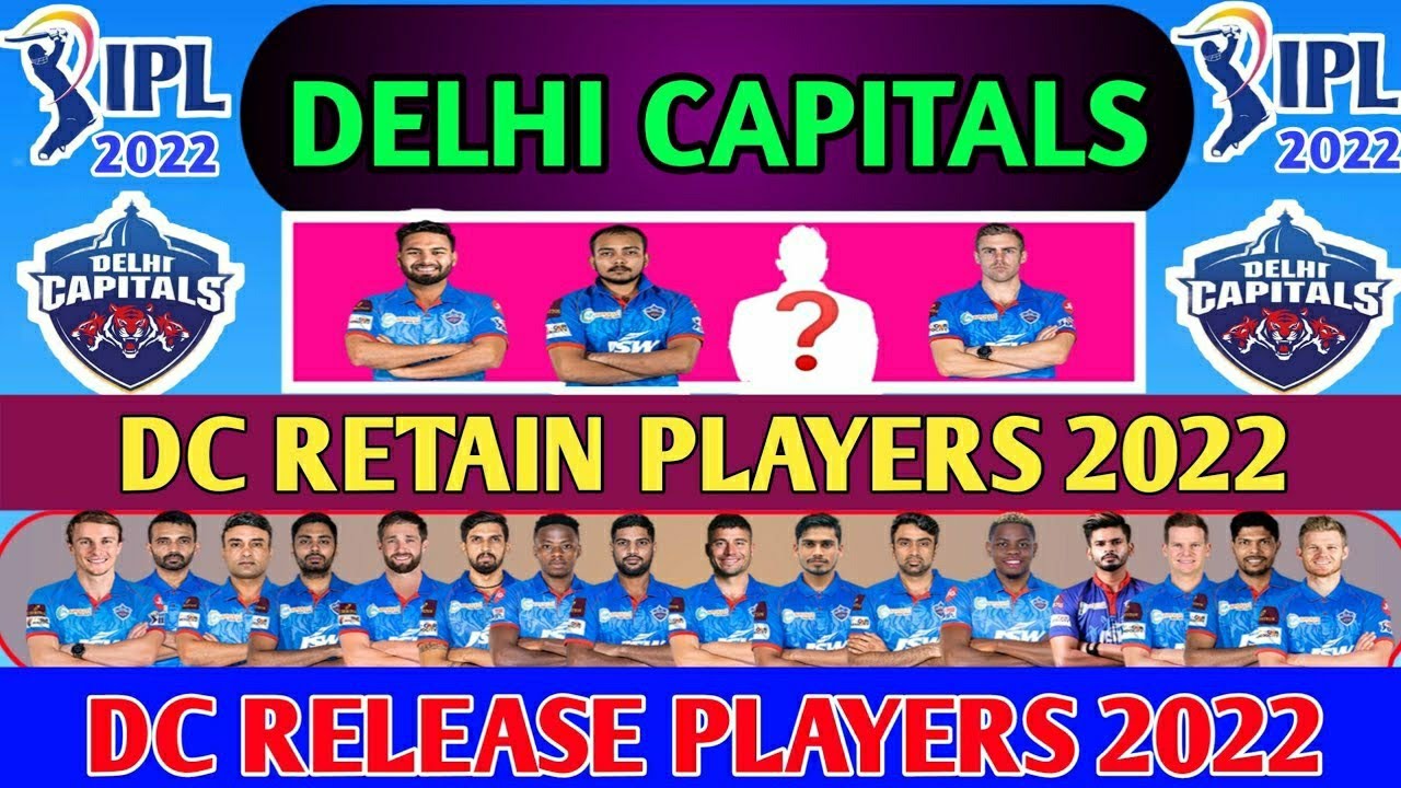 IPL 2022 : Delhi Capitals Retained Player list 