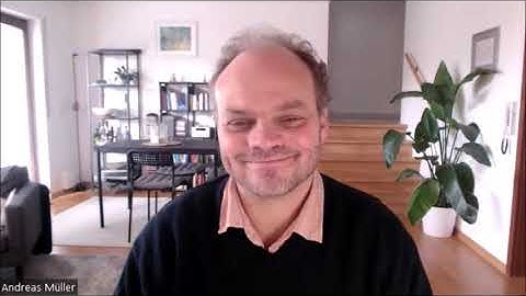 Andreas Müller on Zoom, Oct. 17th 