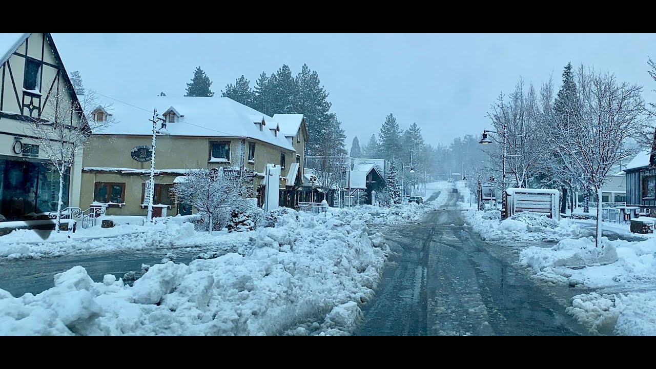 ❄️❄️ Big Bear, CA is a Winter Wonderland of SNOW ❄️⛄️ So Beautiful. Roads are Tough. Be Safe 2/14/25