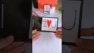 Valentine Card Diy 😍😍💕#handmade #trending #shorts #art #craft #shortvideo