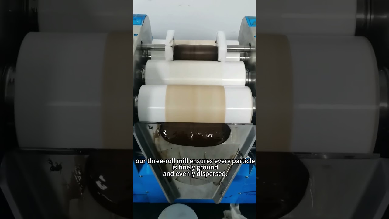 Three-roller mill, the ideal solution for high-viscosity materials! 