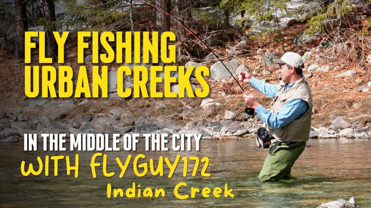 Urban Fly Fishing in Indian creek with FlyGuy172