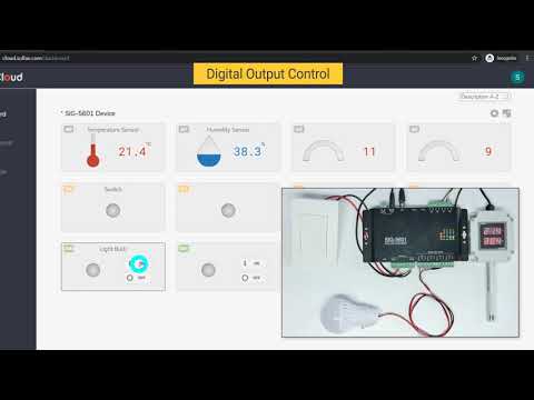 Remote Control and Monitoring via Sollae Cloud with all-in-one IoT Gateway