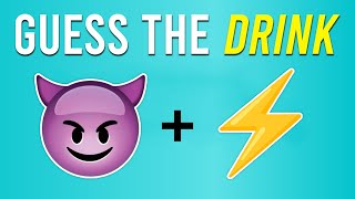 Guess The Drink by Emoji | Find the ODD One Out | Emoji Quiz