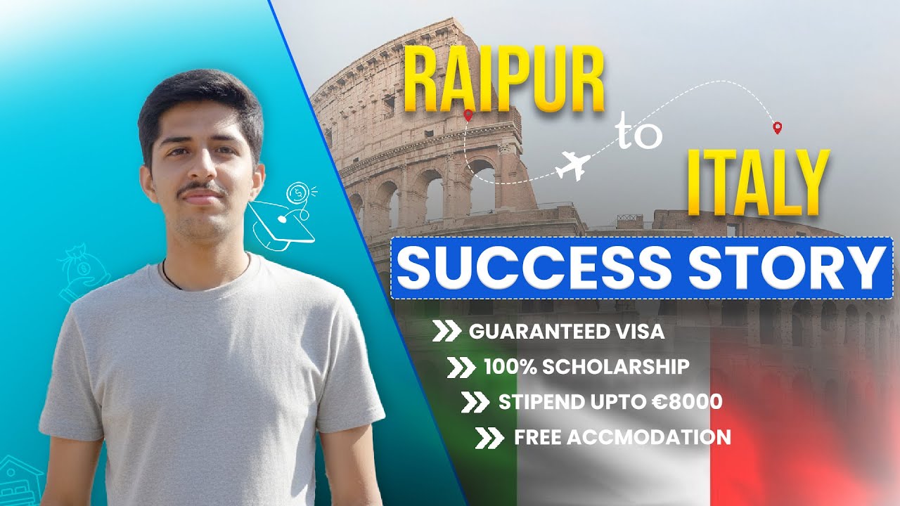 Study in Italy visa | Success Story | Edu-wire | IELTS | 100% Scholarship|Top QS Ranked Universities