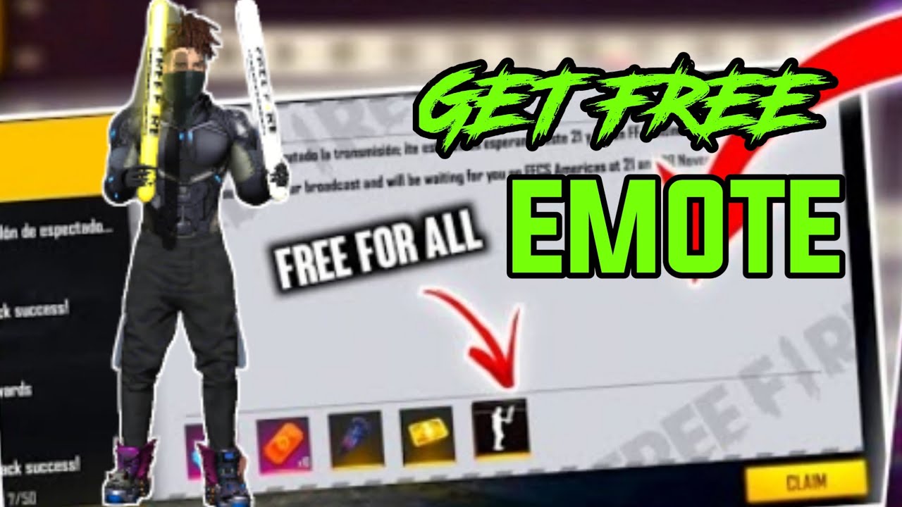 How to get free emote in free fire | how to get FFCS event emote FREE