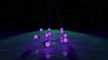 Pendulum waves in blender