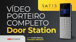 Unboxing | Facial Hikvision com Vídeo Porteiro - Door Station DS-KD9203-E6
