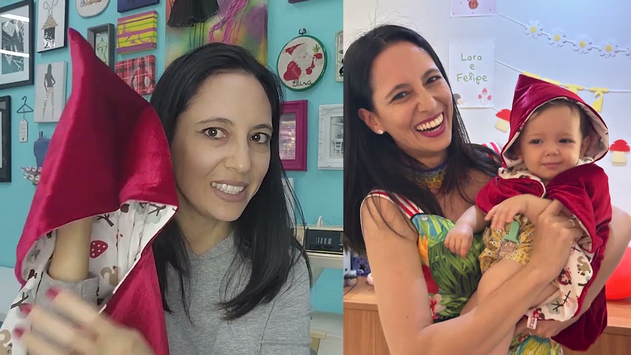 COMO FAZER A CAPA DA CHAPÉUZINHO VERMELHO