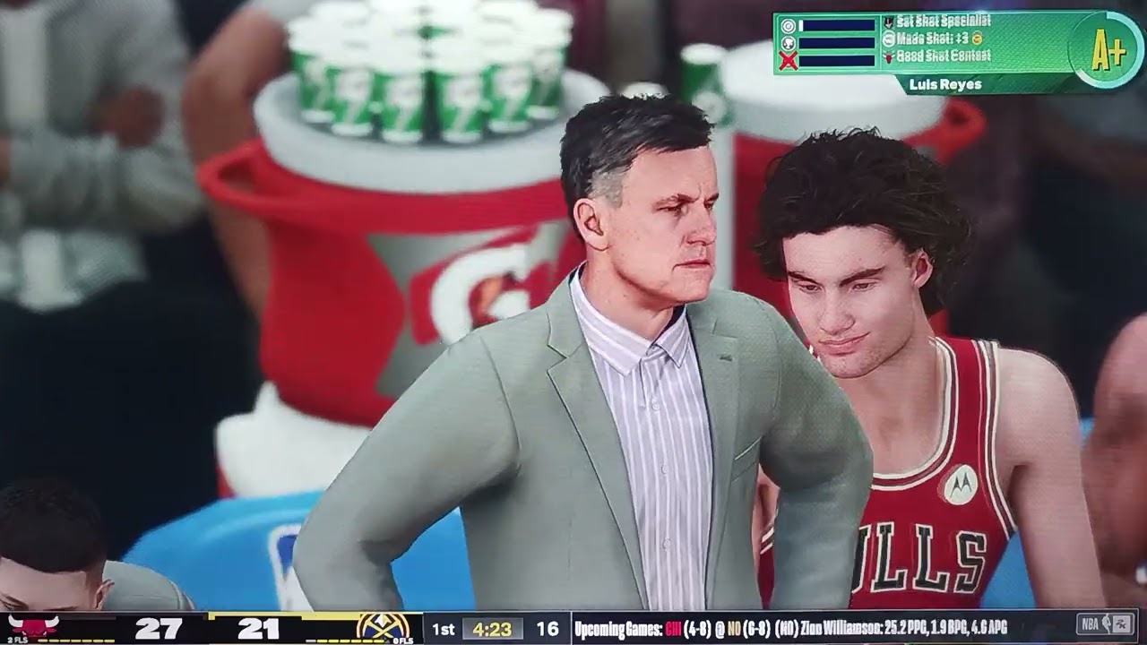 NBA2K26:Chicago Bulls VS Denver Nuggets