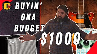 Buying On A Budget: Guitar Setup under $1000