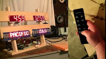 How To Program Time Zones Using Infrared Remote BRG Precision Clock MegaTiger