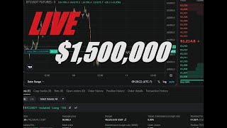 LIVE  - $1,500,000 Million Dollar Trading