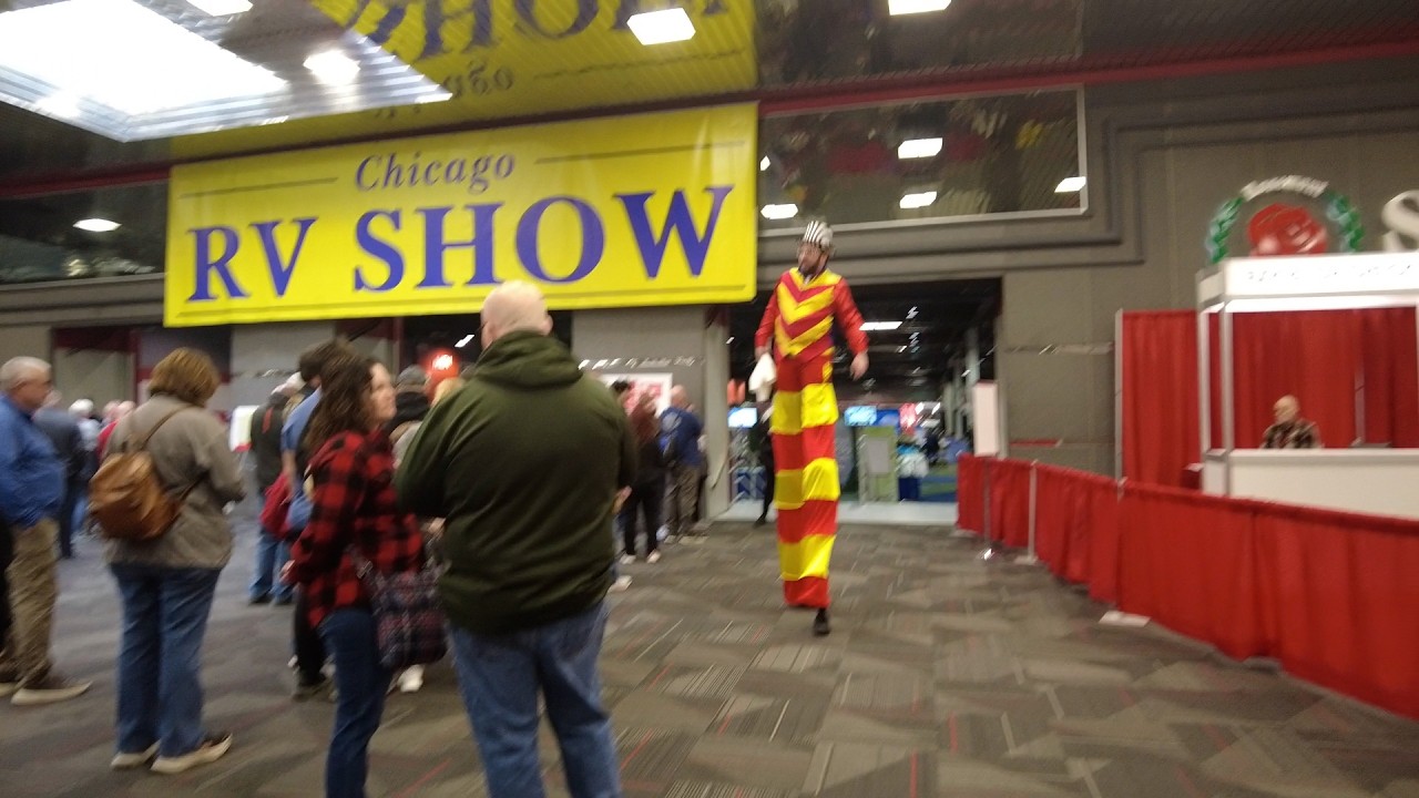 The BIG Chicago RV Show and the SMALLEST Camper