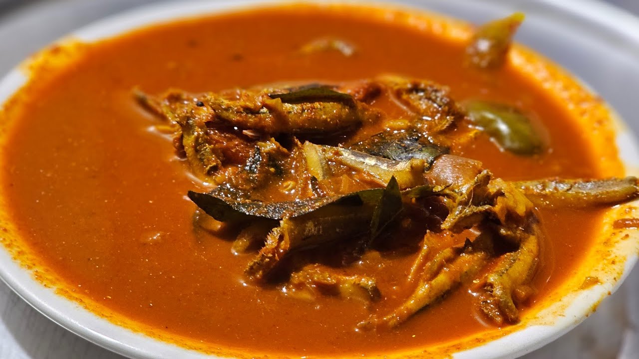 Grandma Secret Recipe Village Cooking A Simple and Tasty anchovyfish curry |village street foodys |