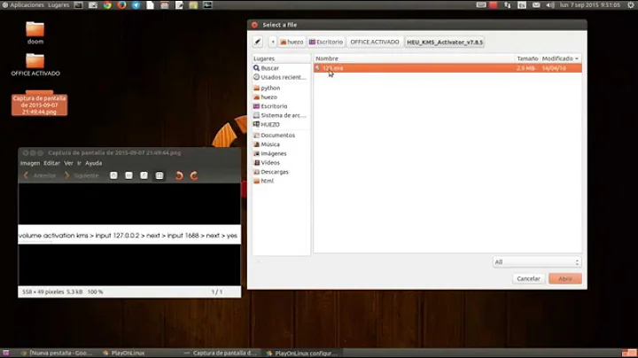 activar office 2010 en Ubuntu con PlayOnLinux/activate Office 2010 in Ubuntu PlayOnLinux