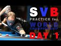 Shane Van Boening - Practice for World Pool Championship - 2021 - day 1