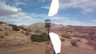 Bio Inspired Wind Turbine -  Unsuccessful Test 1