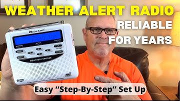 Set Up Your Midland Emergency Weather Alert Radio In A Snap! // Step-by-step Guide
