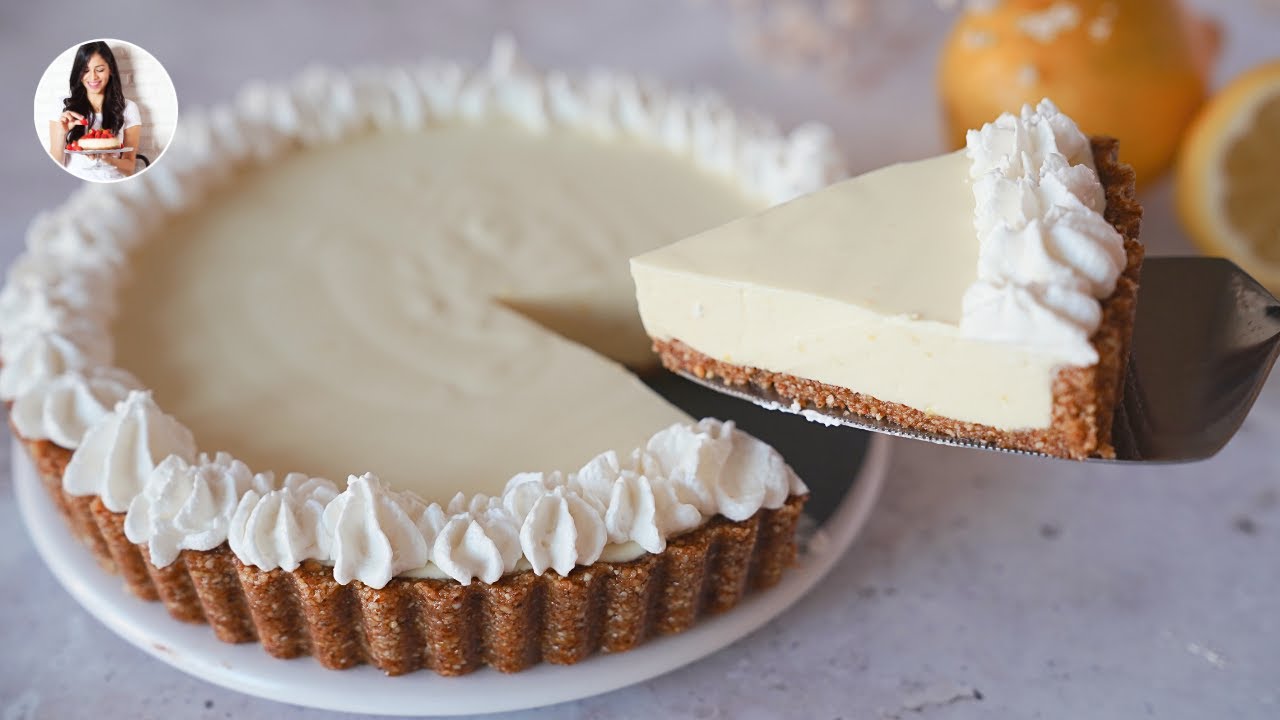 Postre Cremoso de Limón Sin Azúcar, Sin Gluten, Sin Huevos y Sin Horno! | Auxy