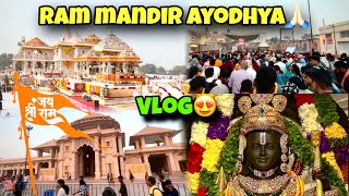 Ram mandir Ayodhya Vlog😍 Ayodhya ram mandir vlog  | Vicky Gupta
