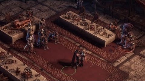 40k Rogue Trader: Heretic Rogue Trader is honored with a feast and dance with Solomon 