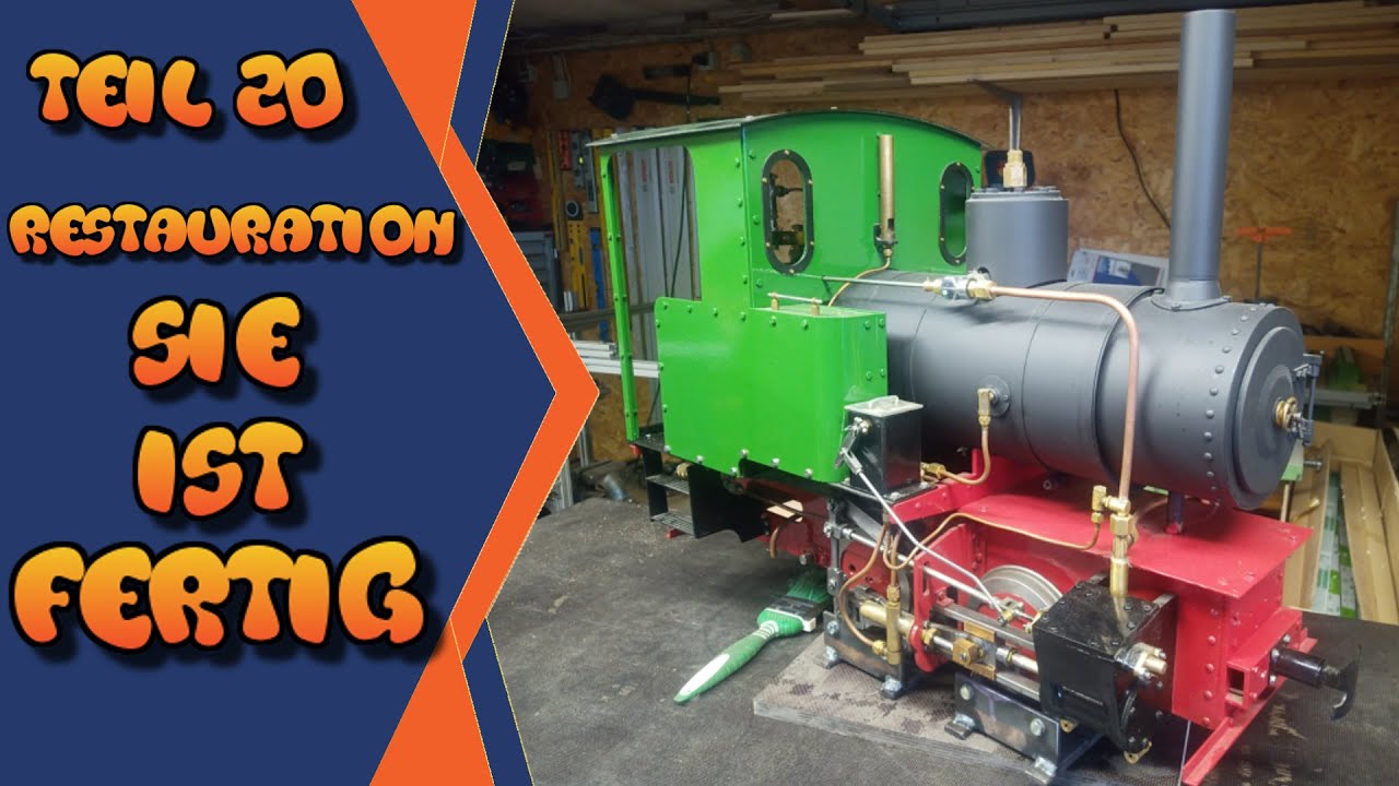 Molly ist FERTIG - Dampflok Restauration | Tobi's 5 Zoll Bahn