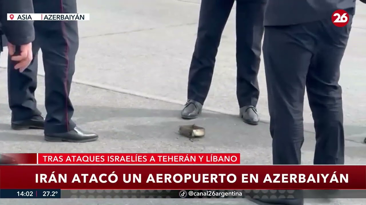 🚨 AEROPUERTO DE AZERBAIYÁN ATACADO | Impacto de drones en la terminal de Najicheván