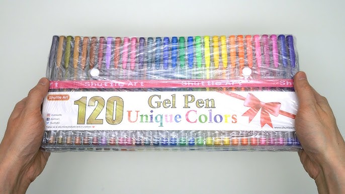 Tanmit Glitter Gel Pen - 80 Set - Full Swatching 