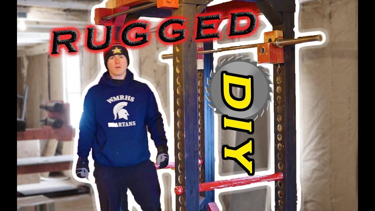 The most RUGGED Homemade/DIY Power Rack on Youtube - YouTube