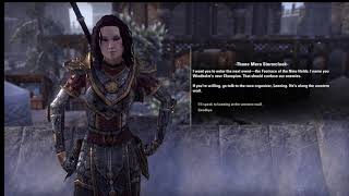 Elder Scrolls online {DaggerFall Covenant Storyline.]