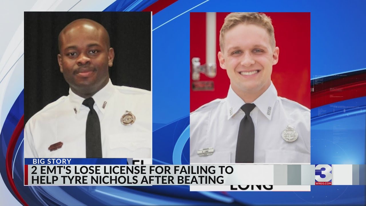 Two EMTs lose license for failing to help Tyre Nichols