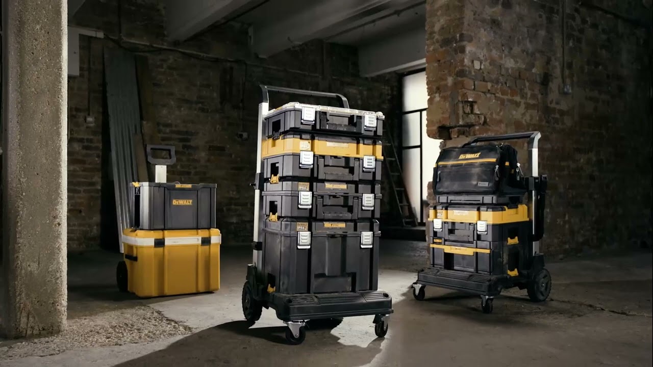 Caixa para Ferramenta em Torre Modular Móvel Dewalt com Rodas e
