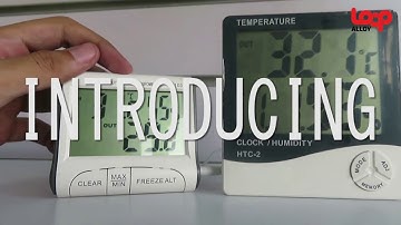 LOOP ALLOY Digital Thermometer and Hygrometer